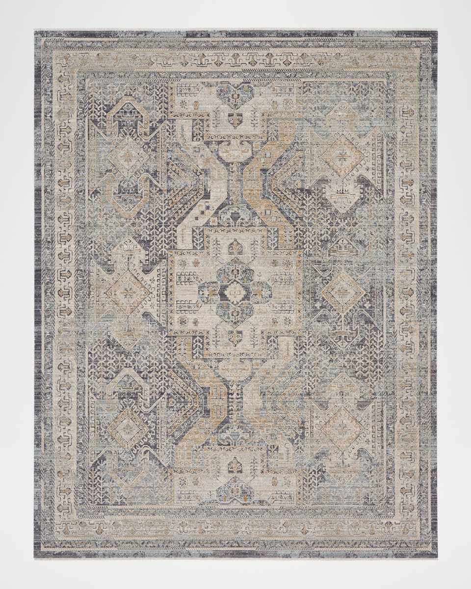 Lynx Charcoal Power-Loomed Rug, 12' x 15'